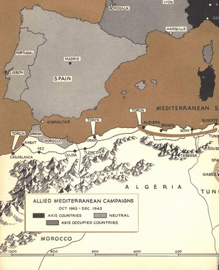 Map of North Africa